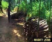 OUTDOOR Ebony Queen Fucked Husband Driver In The Bush Path Village Hardcore Porno from tamil village path sex
