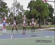 Three basketball babes licking pussy from basket girl porn