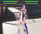 Hentai Fighting Game【RUMBLE BLAZING】Ryona from fighting games