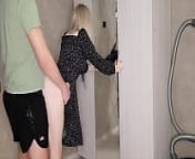 A Blonde In A Short Dress And Without Panties Is Roughly Fucked In Different Poses from wife dress