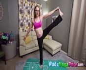 Fit MILF Ophelia Kaan Practices Nude Yoga from audriasana nude yoga