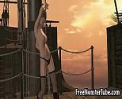 3D brunette sucks cock and gets fucked on a pirate ship from ruksar rehman navely keone xxxxww xxx seaf videos