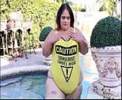 SSBBW Victoria Secret XXX Sucks and Fucks PoolSide from ssbbw pear bottom