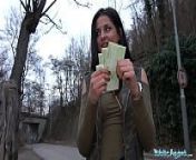 Public Agent Outdoor orgasms for Serbian beauty from bj coco fake