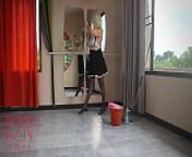 Maid is cleaning the ballet class. Wet dress, masturbation. Cam 2 from 퍼미션디비『텔bbcne29』부동산디비　추출db　해킹db　재테크디비　해킹db　업소디비
