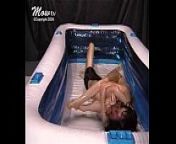 Mixed Oil Wrestling - 005 - Red Raw - Joanne from wrestling show