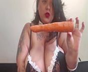 Resolvi virar vegana e comi legumes pela buceta - Mary Jhuana from raravideofree comi