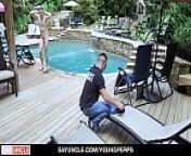 Hot Guy (Aiden Asher) Fucked by the Guard (Jax Thirio) for Skinny Dipping - YoungPerps from uncle gay xxx