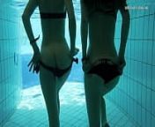 Nastya and Libuse super hottest babes underwater from koyel mollick asti comdian s