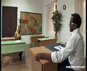Ivana Is a Student and Her Teacher Is a Black Man with a Big Dick from teenfuns ivana