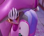 D.VA GETS STUCK IN HER MECH THEN ANAL FUCKED from @ste mecco