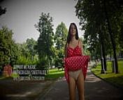 Flashing at public and upskirt walking girl without panties from i wanted to try walking outside naked and having an erection and here is the video