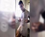 Jakipz Showing Off His Massive Cock In The Shower from jakipz new gay xixce video