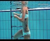 Hungarian teen Szilva underwater naked from www xxx cartulack sea nudist pageant