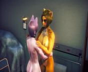 Furry Hentai - Mew the cat and Gepard kinky sex - Japanese Asian Manga Anime Film Game Porn from tokyo mew sex train hentai