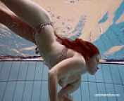 Swimming pool beauty Russian hottie Lola from russian girl nude on trail