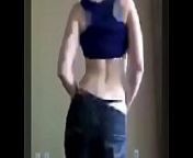 Girls in sexy dance stripping for us (part 2) from sexy tiktok girl teasing us with white seethrough lingerie mp4