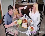 The Stepfamily Freeuse Dinner Gangbang- Kenna James, Kylie Kingston from bbw freeuse