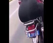 Amazing big ass Tonia caught on a motorcycle from tonia topless