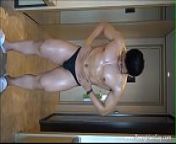 Handsome Muscular Marine from gay body builders handjob