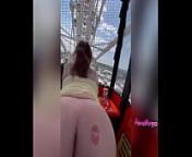 Slut get fucks in public on the Ferris wheel from facial public