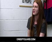 CreepyGuard-Nerdy Ginger Uses Her Pussy To Get Out Of All Kinds Of Trouble - Jane Rogers from www xxx xvidio comanxx usa com