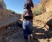 went hiking and FOUND A SNAKE (BIG BLACK COCK)!!! ROUGH SEX IN THE DESERT LEADS TO HUGE CUMSHOT (Episode 3) 2 Cumshots from 10 head snake