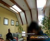 Fake Movie Auditions with Braided Black Babe and Big Dick from interracial movies hollywood
