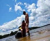 Risky public fuck on the lake while jet skiing - Becky Tailorxxx from kalyani lake park