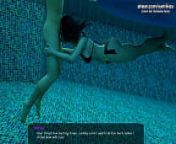 Hot underwater blowjob deepthroat from a gorgeous black-haired milf with a big ass and nice tits l My sexiest gameplay moments l Milfy City l Part #17 from negro sex video and www desi