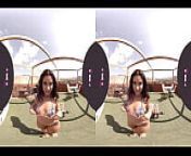 PORNBCN VR 4K | A young woman masturbating outside her terrace until she squirts. Jade presley | Virtual Reality voyeur 180 from virtual reality glasses