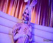 istripper /Show Christy white 3 [ cosplay rabbit ] from istrippe