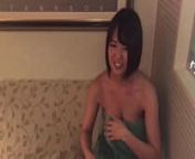Japanese teen girl with big tits gives blowjob from hamar bur