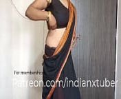 Indian YouTuber Misti Sonai membership video from look fabulous saree dropping videos