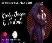 Needy Omega Is In Heat! Boyfriend Roleplay ASMR. Male voice M4F Audio Only from cozycub m4f