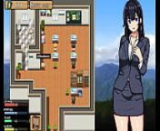 Life Pressure [ HENTAI Game ] Ep.1 fucking the YOGA TEACHER to relieve stress from work ! from asian secretary with long legs in black pantyhose and high heels stilettos