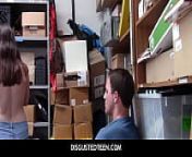 DisgustedTeen - Shoplifter Teen Fucked By Security Officer in Front of Her BF - Veronica Valentine from nayathara sex videoanna xxx bf