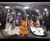 Keyshana True booty dance at Exxxotica NJ 2021 in 360 degree VR from kashmira shah dancing at event showing cleavage and boobs bouncing video