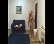 NAKED CARRY SESSION - Blonde & Brunette from tamil aunty lift carry bunny