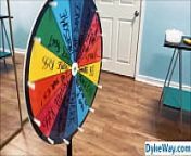 Best friends play the wheel challenge from sexy spin the wheel challenge