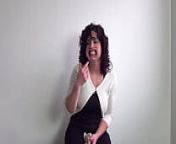 Gag reflex fetish - Humiliating covid test for dumb Karen from uvula