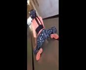 My b. shaking ass at the Gym from lil girl twerk
