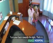 FakeHospital Dirty doctor explores every inch of ravishing blondes body from pinay gas