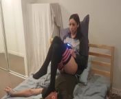 Thigh High Socks Smother While Gaming from kim kardisan sextape