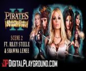 Digitalplayground - Worlds best porn parody Pirates, Hot blonde threesome from christmas party porn parody movie
