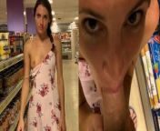 Two Cumshot with Public Flashes and Shower Sex -Amateur Couple MySweetApple from butt plug flashing at supermarket