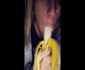Banana deep throat from vidio sepong