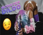 BadKittyXX - Monster Dildo (New Toy From HoneyPlayBox) from oild