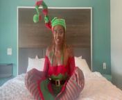 Eillia The Elf Plays With A Candy Cane Dildo from naked elf