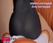 My Friends Hot Mom Sits on my Lap Dancing in Black Dress from black sexy dance song